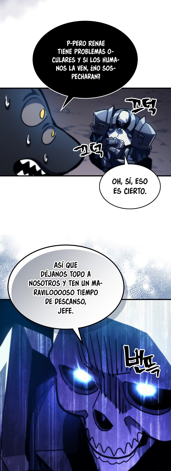 Actuando como un jefe final pero soy demasiado vago para ello capítulo 44, página 18