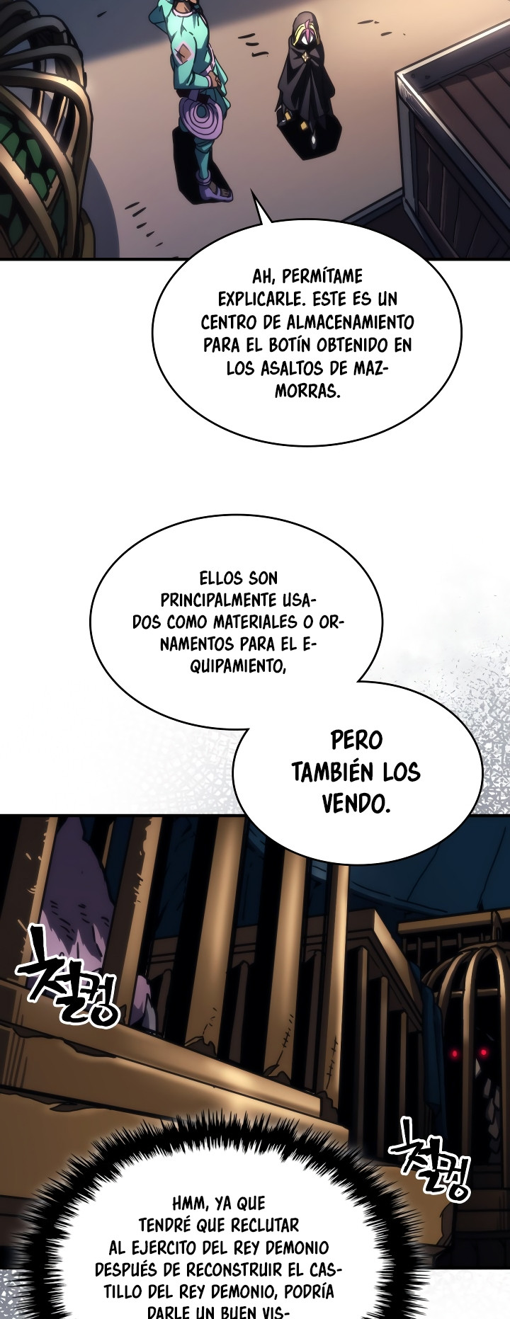 Actuando como un jefe final pero soy demasiado vago para ello capítulo 45, página 5