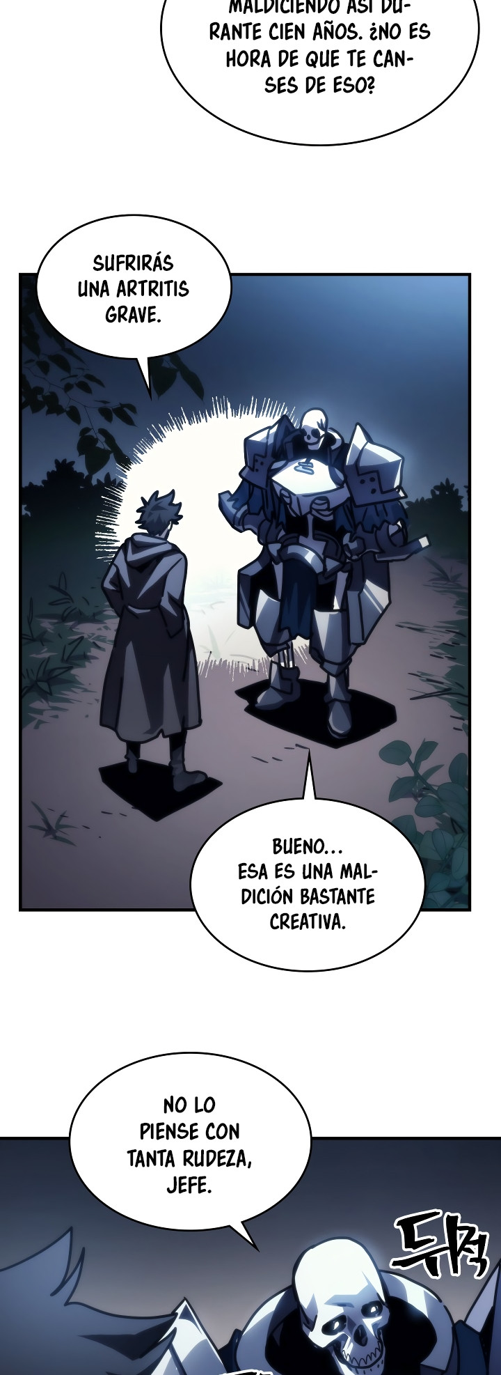 Actuando como un jefe final pero soy demasiado vago para ello capítulo 45, página 37