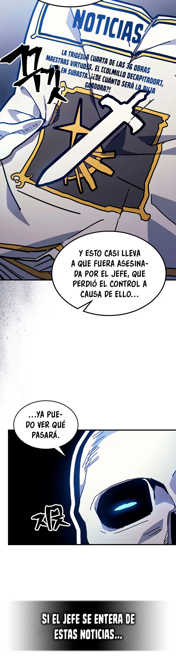 Actuando como un jefe final pero soy demasiado vago para ello capítulo 5, página 35