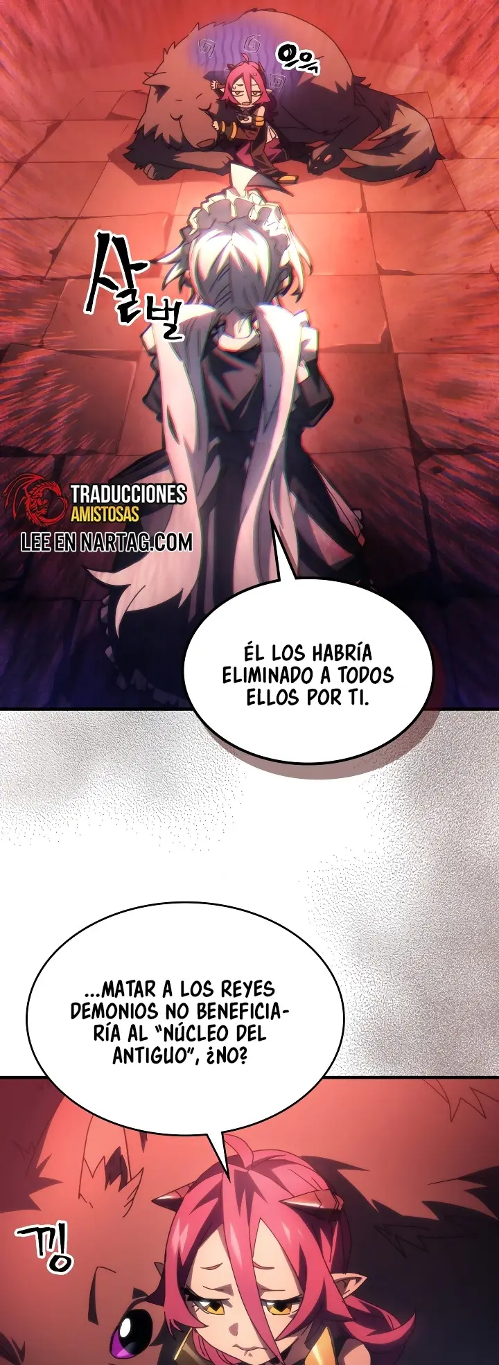 Actuando como un jefe final pero soy demasiado vago para ello capítulo 50, página 8