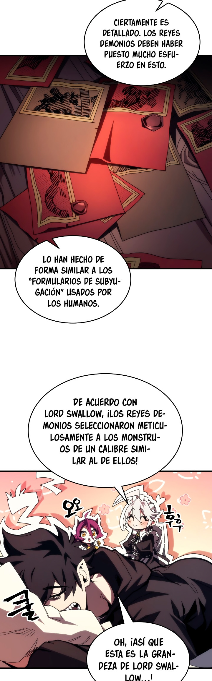 Actuando como un jefe final pero soy demasiado vago para ello capítulo 51, página 3