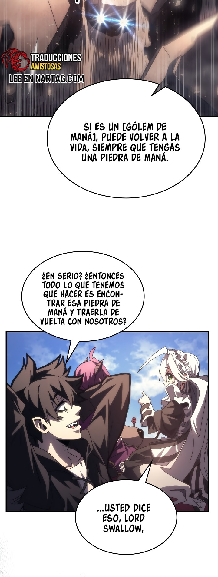 Actuando como un jefe final pero soy demasiado vago para ello capítulo 53, página 9