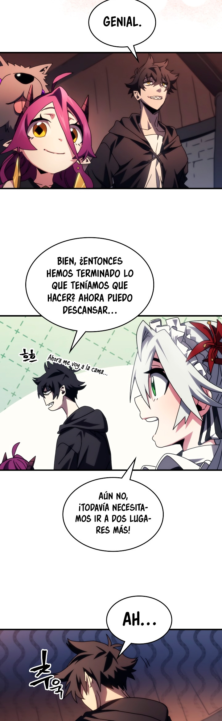 Actuando como un jefe final pero soy demasiado vago para ello capítulo 54, página 15