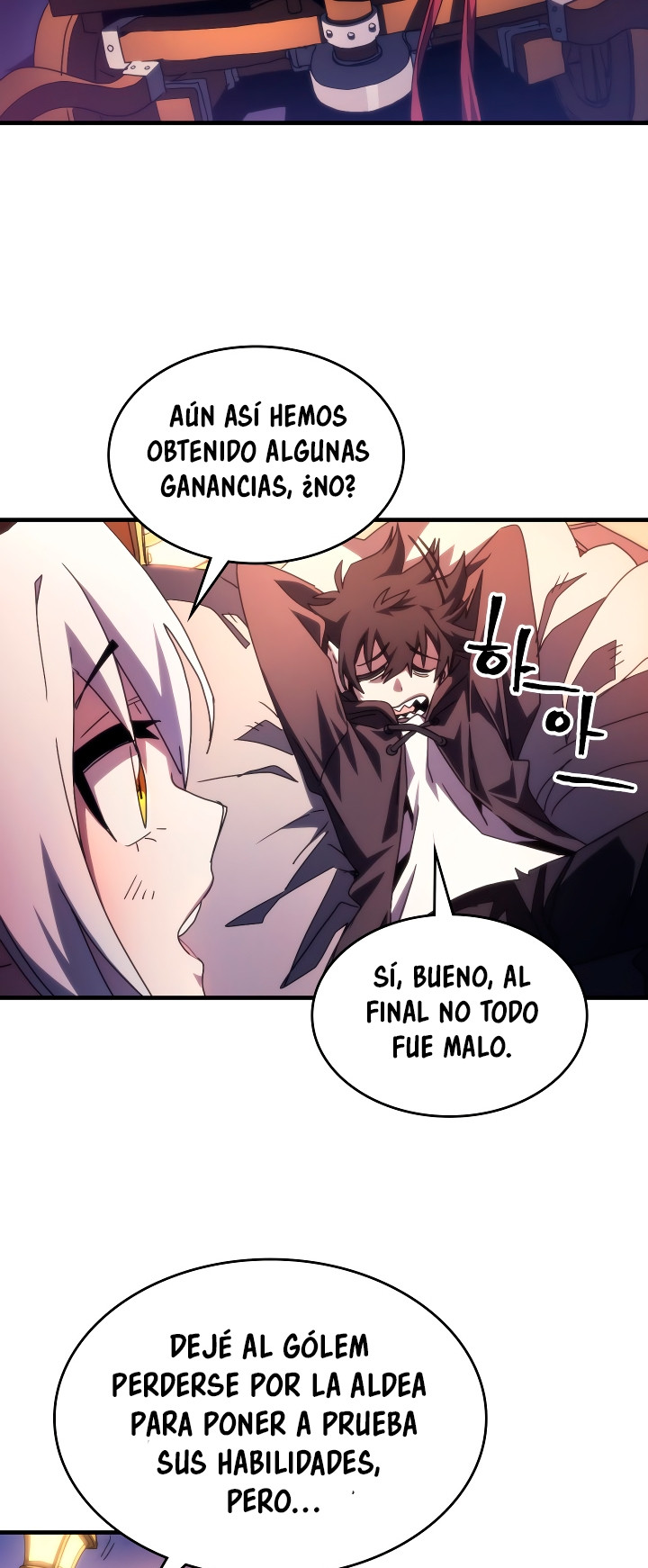 Actuando como un jefe final pero soy demasiado vago para ello capítulo 64, página 4