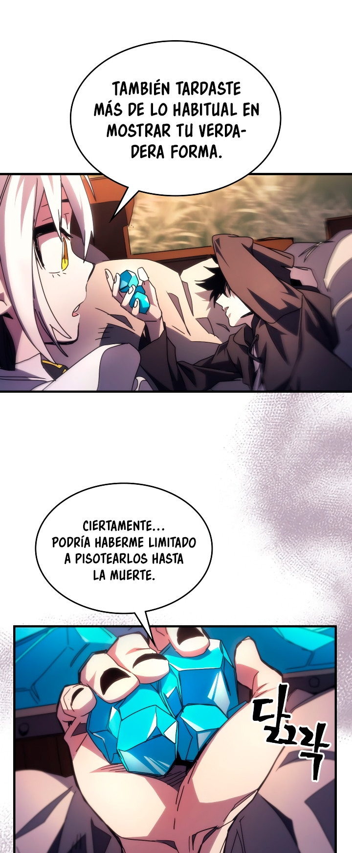Actuando como un jefe final pero soy demasiado vago para ello capítulo 64, página 12