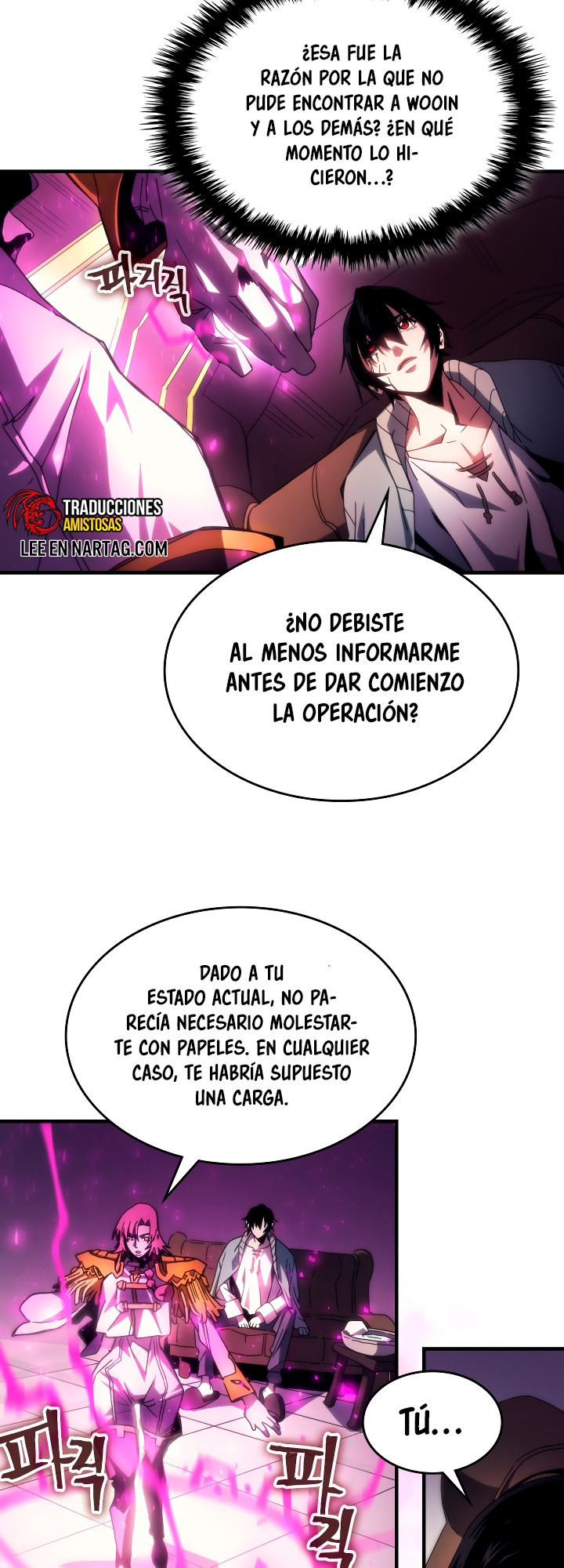 Actuando como un jefe final pero soy demasiado vago para ello capítulo 65, página 9