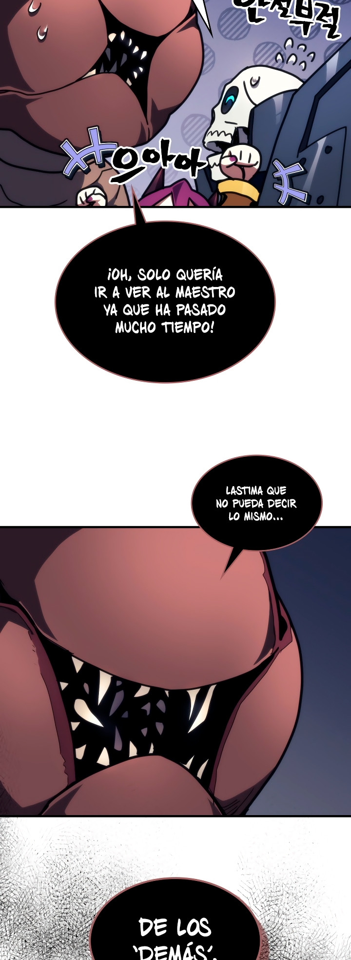 Actuando como un jefe final pero soy demasiado vago para ello capítulo 66, página 49