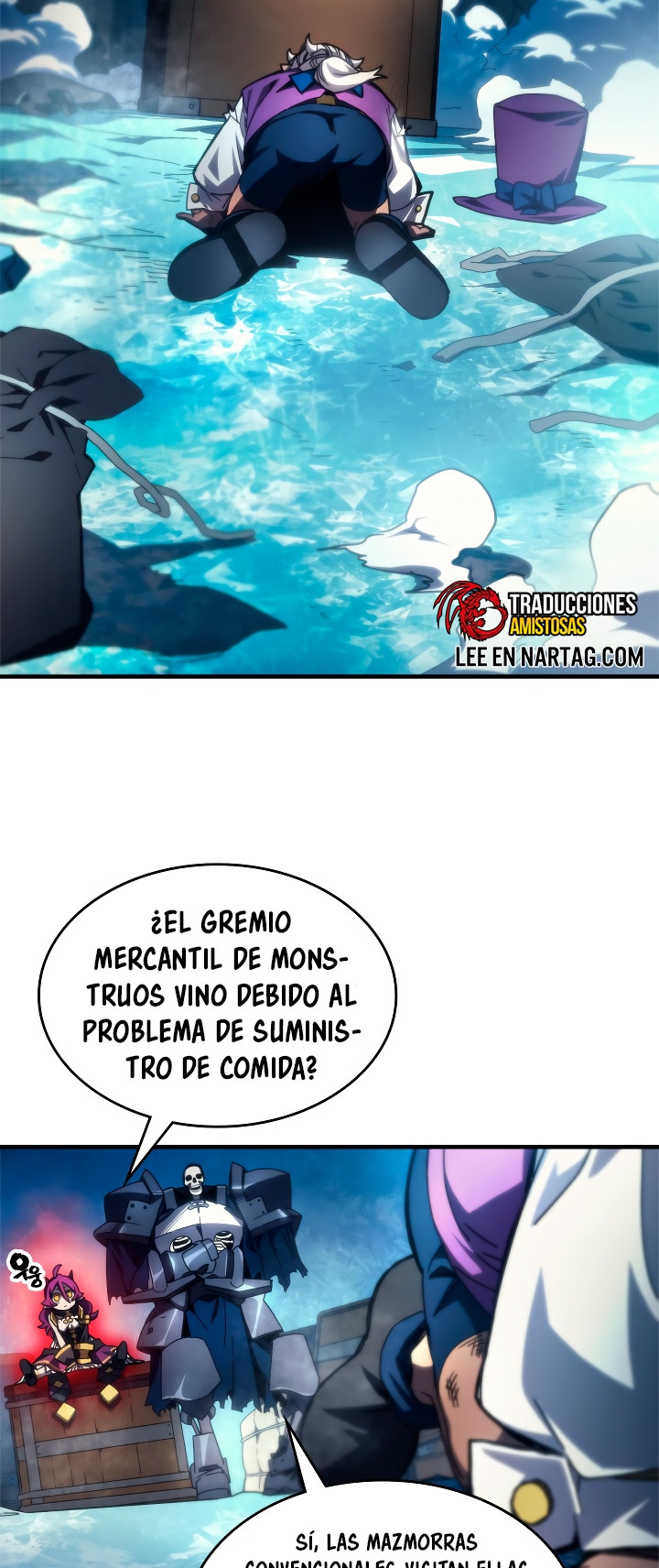Actuando como un jefe final pero soy demasiado vago para ello capítulo 70, página 3