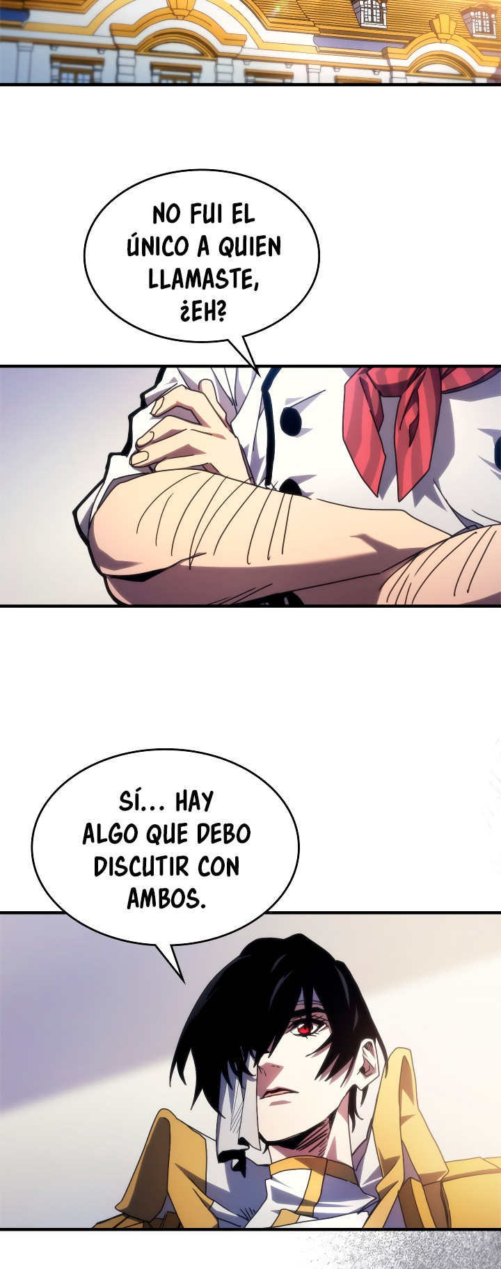 Actuando como un jefe final pero soy demasiado vago para ello capítulo 70, página 57