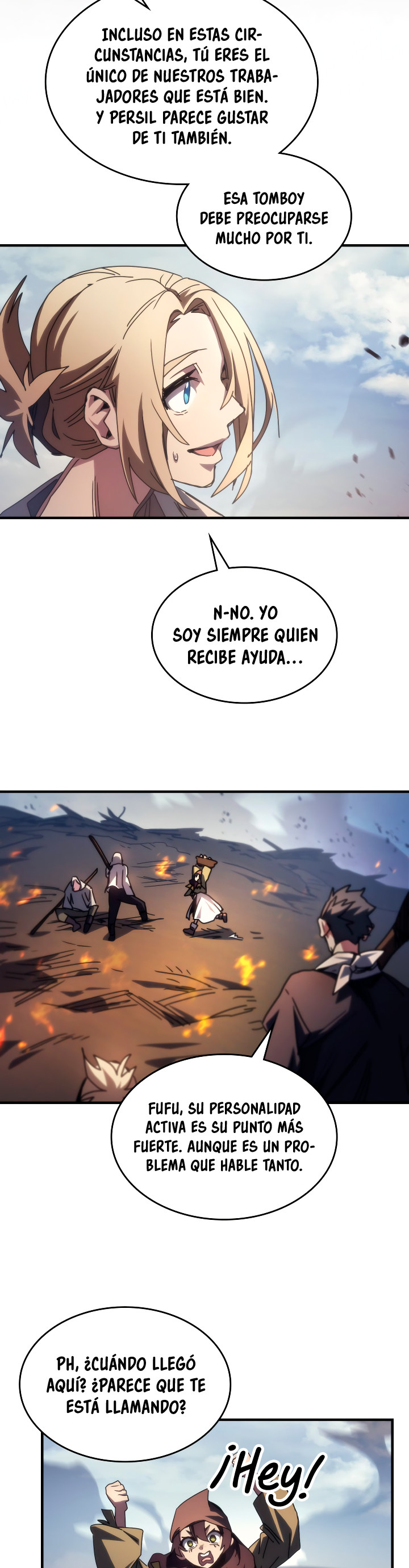 Actuando como un jefe final pero soy demasiado vago para ello capítulo 72, página 27