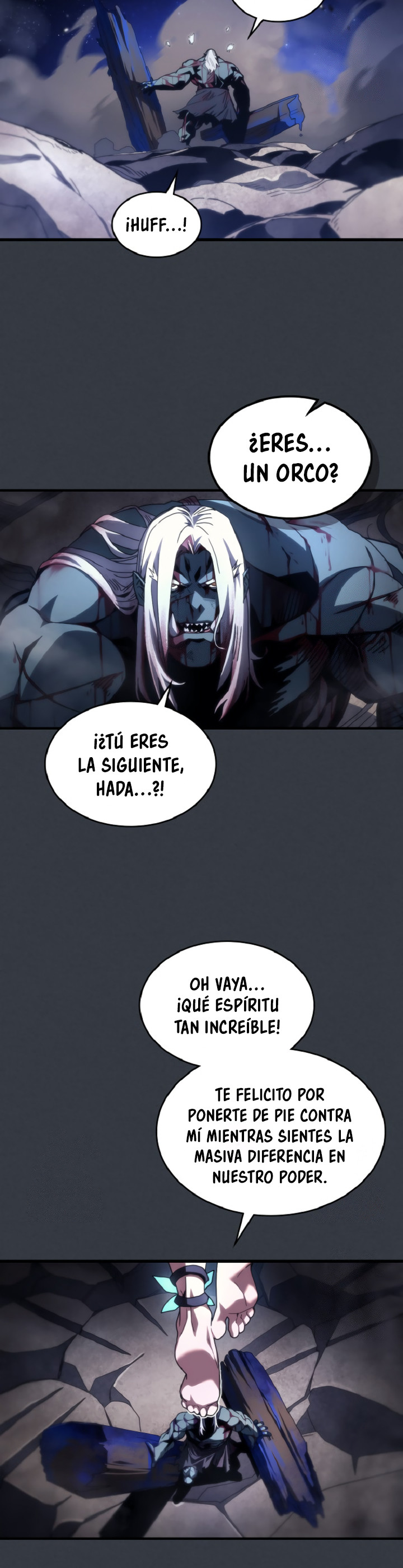 Actuando como un jefe final pero soy demasiado vago para ello capítulo 75, página 4