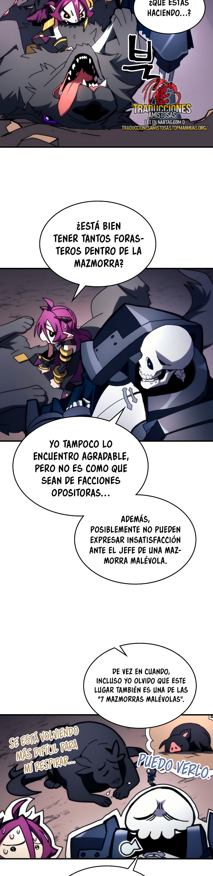 Actuando como un jefe final pero soy demasiado vago para ello capítulo 77, página 6
