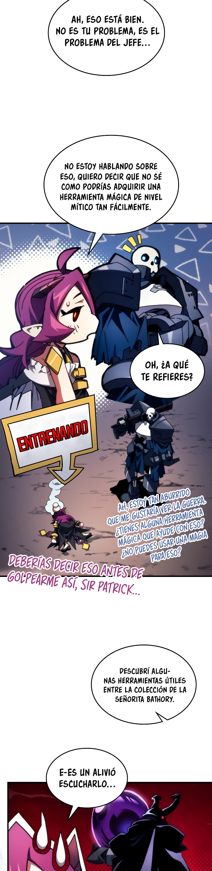 Actuando como un jefe final pero soy demasiado vago para ello capítulo 77, página 7