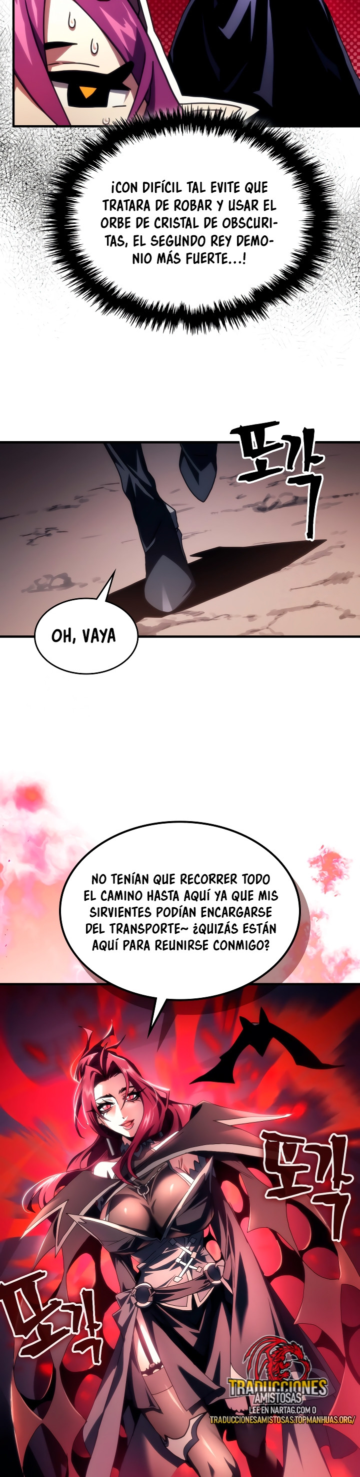Actuando como un jefe final pero soy demasiado vago para ello capítulo 77, página 8