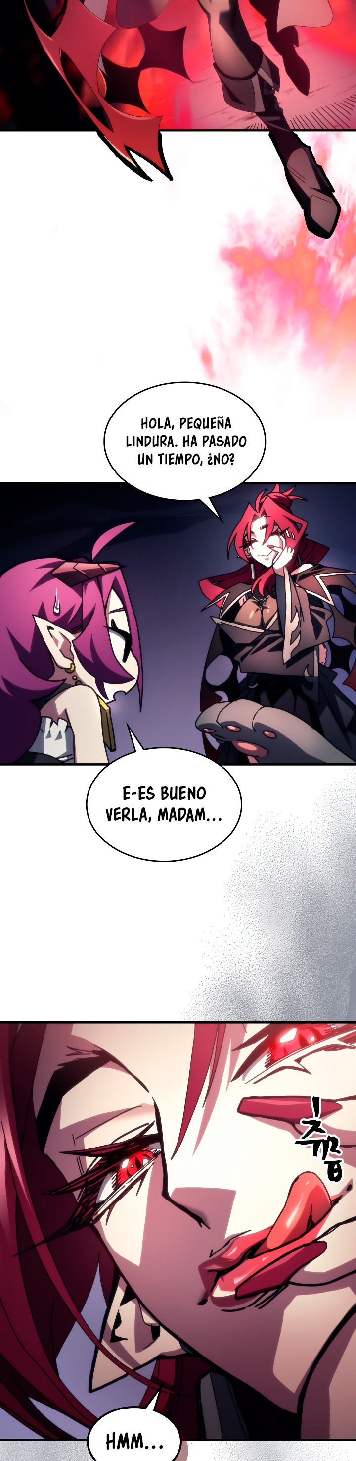 Actuando como un jefe final pero soy demasiado vago para ello capítulo 77, página 9