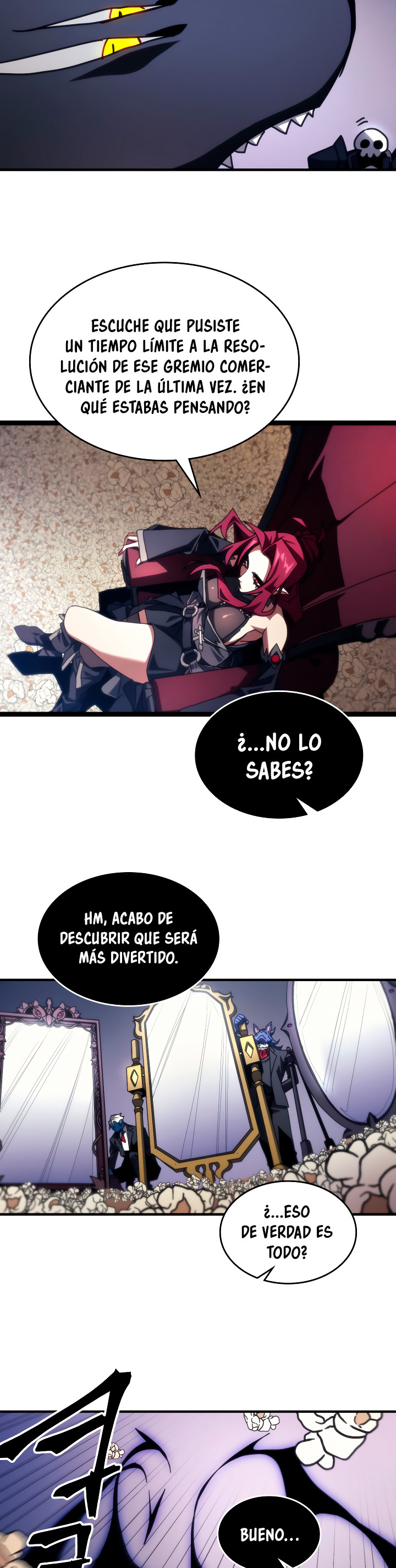 Actuando como un jefe final pero soy demasiado vago para ello capítulo 77, página 21
