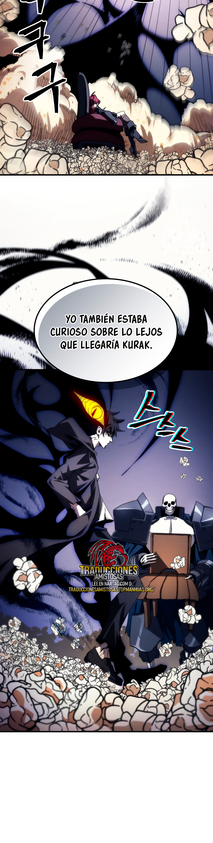 Actuando como un jefe final pero soy demasiado vago para ello capítulo 77, página 22
