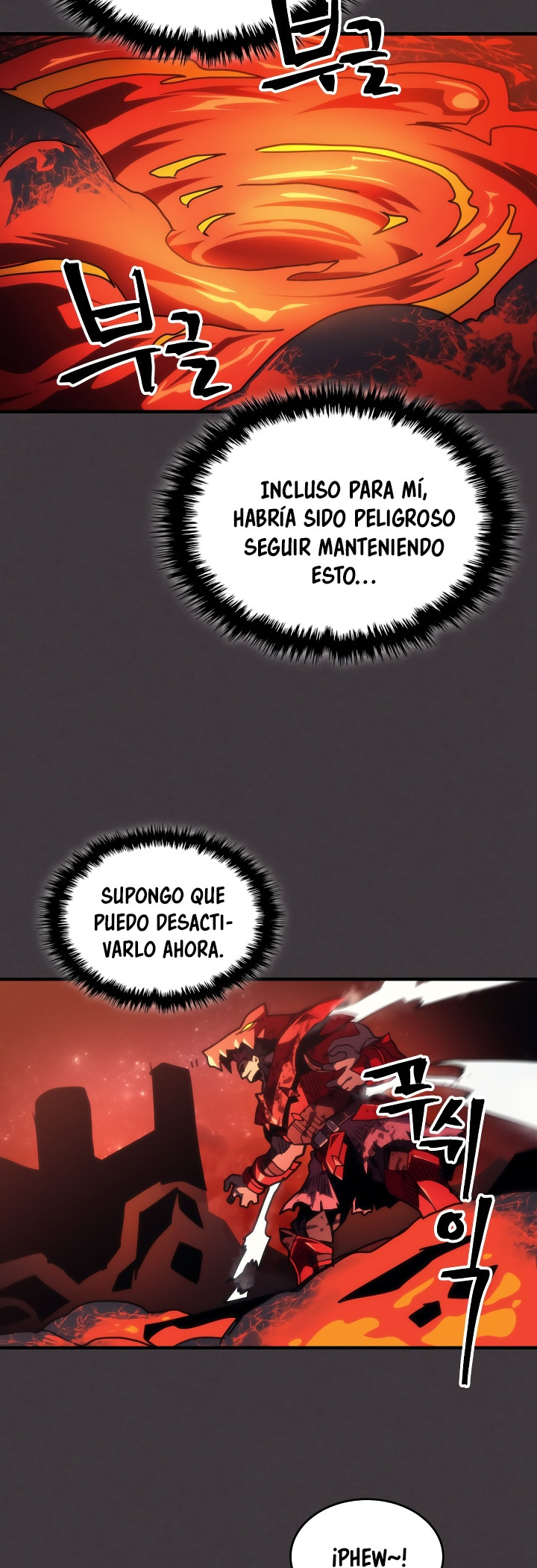 Actuando como un jefe final pero soy demasiado vago para ello capítulo 82, página 33