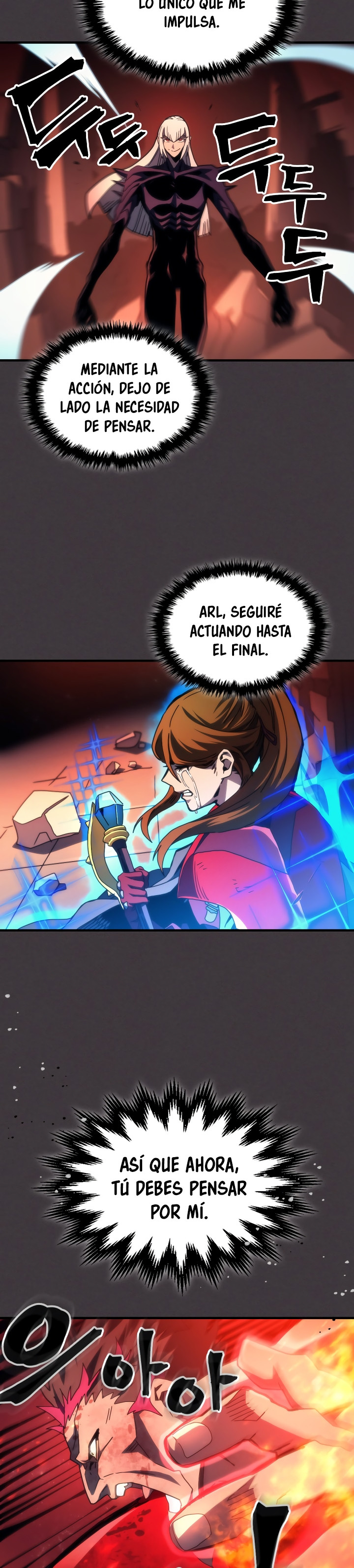 Actuando como un jefe final pero soy demasiado vago para ello capítulo 82, página 49