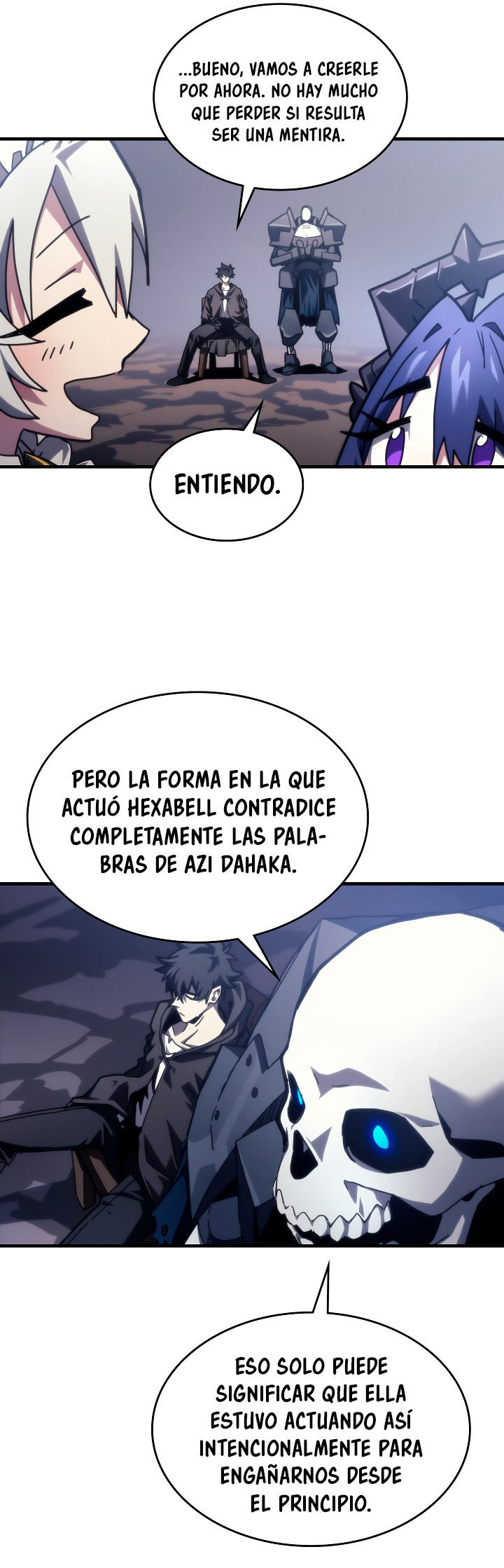 Actuando como un jefe final pero soy demasiado vago para ello capítulo 88, página 33