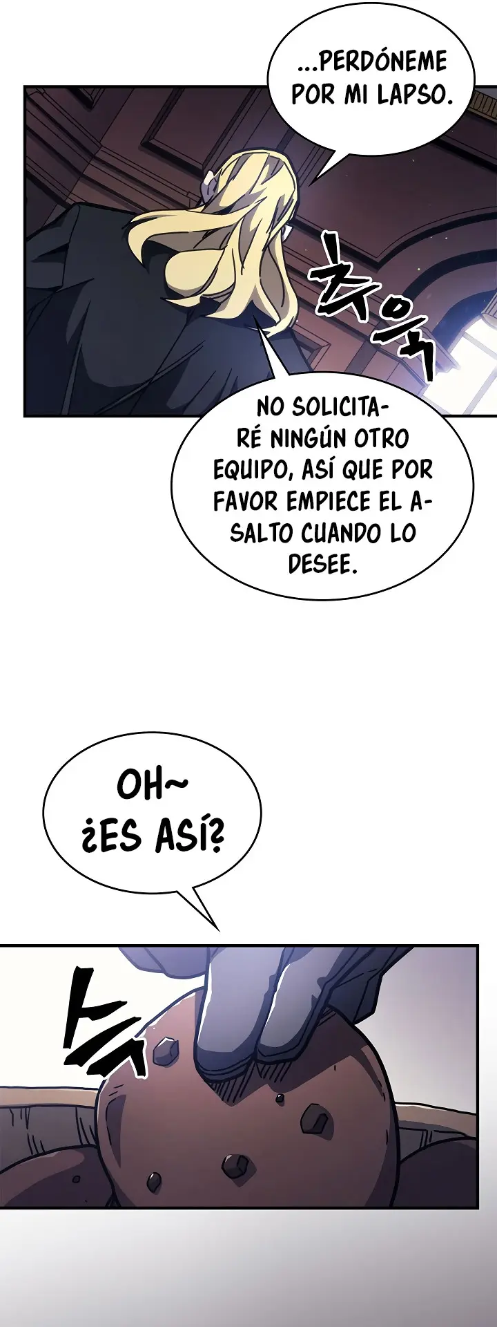 Actuando como un jefe final pero soy demasiado vago para ello capítulo 9, página 58