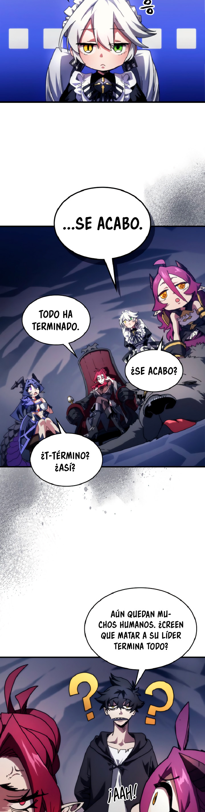 Actuando como un jefe final pero soy demasiado vago para ello capítulo 90, página 11
