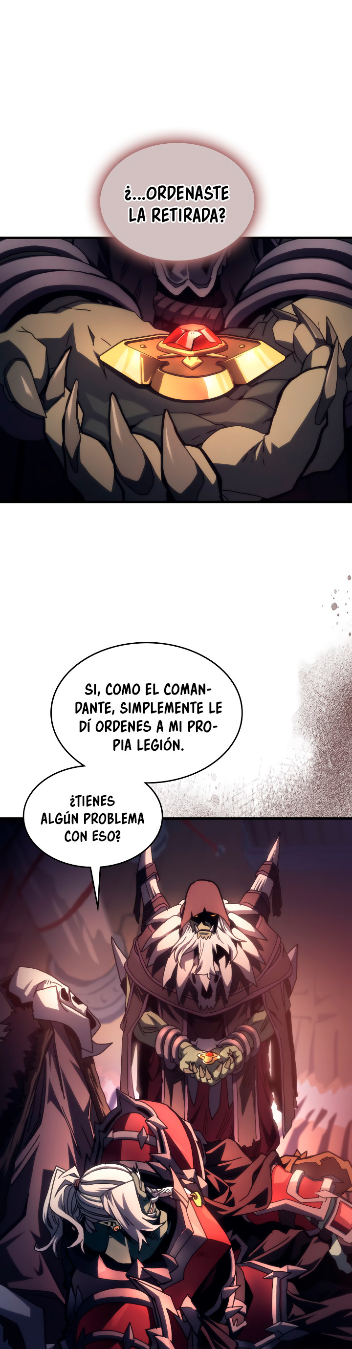 Actuando como un jefe final pero soy demasiado vago para ello capítulo 93, página 3