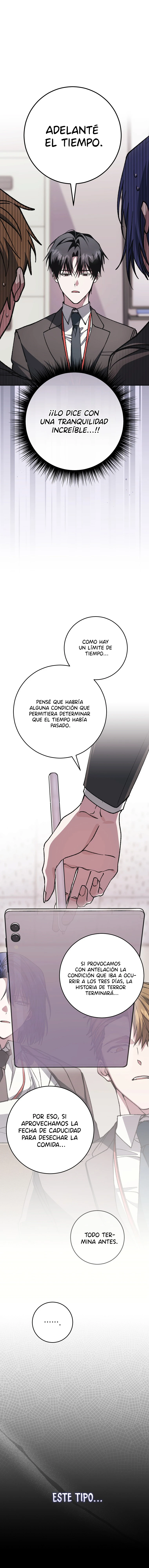 Aunque me metí en una historia de terror, aún tengo que ir a trabajar capítulo 10, página 12