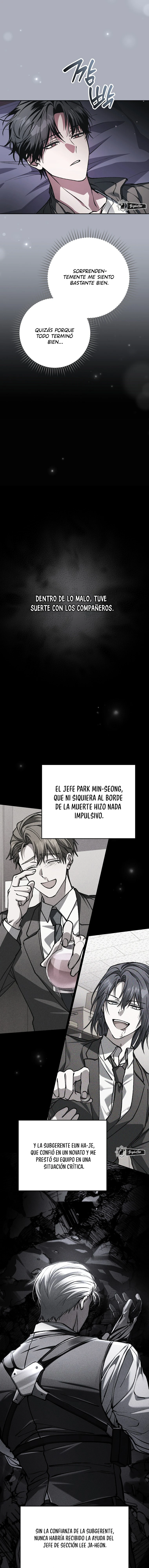 Aunque me metí en una historia de terror, aún tengo que ir a trabajar capítulo 18, página 14