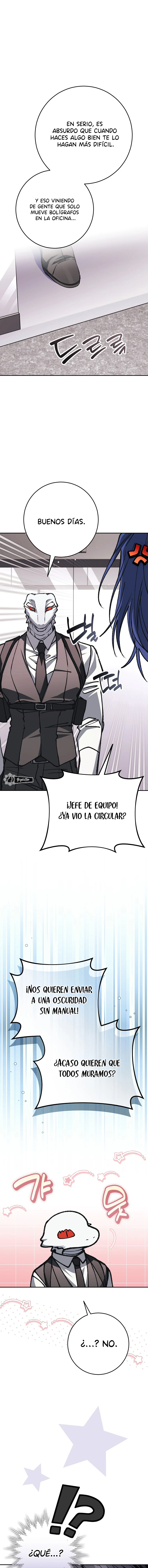 Aunque me metí en una historia de terror, aún tengo que ir a trabajar capítulo 18, página 22