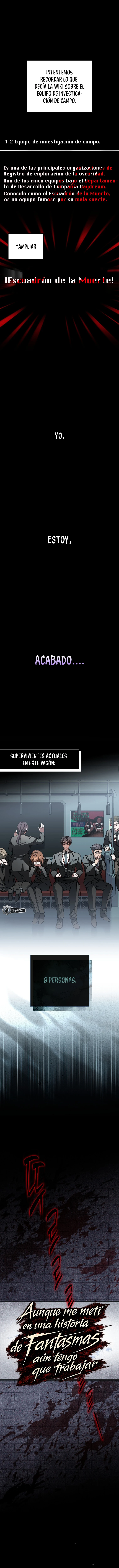 Aunque me metí en una historia de terror, aún tengo que ir a trabajar capítulo 2, página 8