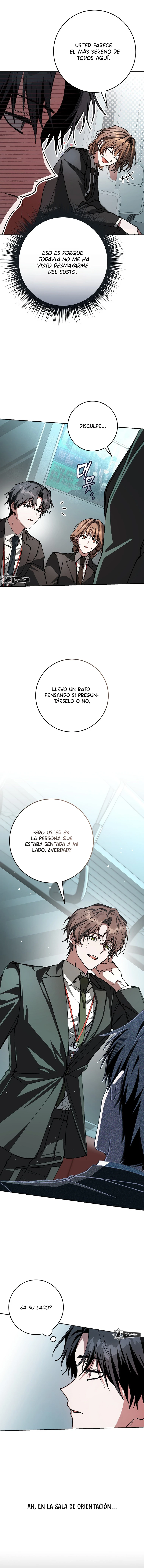Aunque me metí en una historia de terror, aún tengo que ir a trabajar capítulo 3, página 7