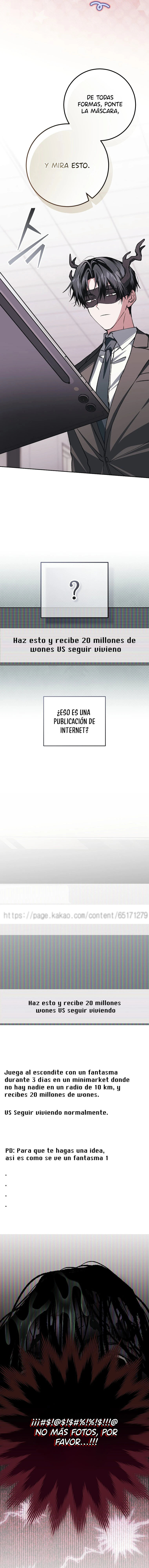 Aunque me metí en una historia de terror, aún tengo que ir a trabajar capítulo 8, página 20