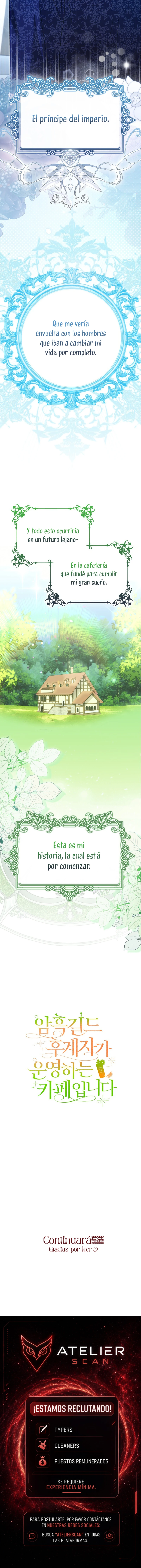 Bienvenidos al Café de la Sucesora del Gremio Oscuro capítulo 1, página 14