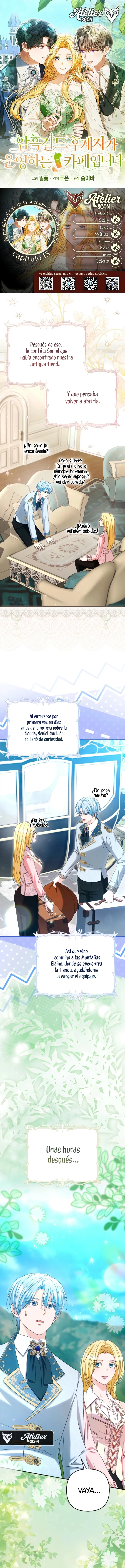 Bienvenidos al Café de la Sucesora del Gremio Oscuro capítulo 13, página 1