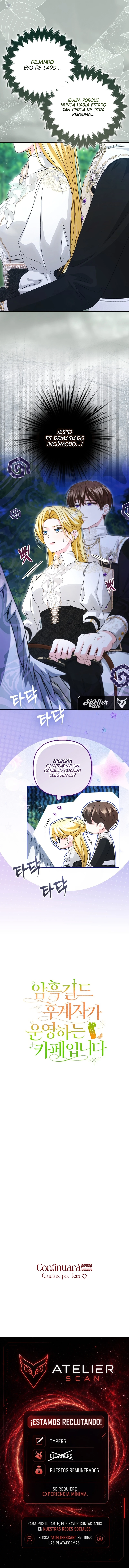 Bienvenidos al Café de la Sucesora del Gremio Oscuro capítulo 19, página 18