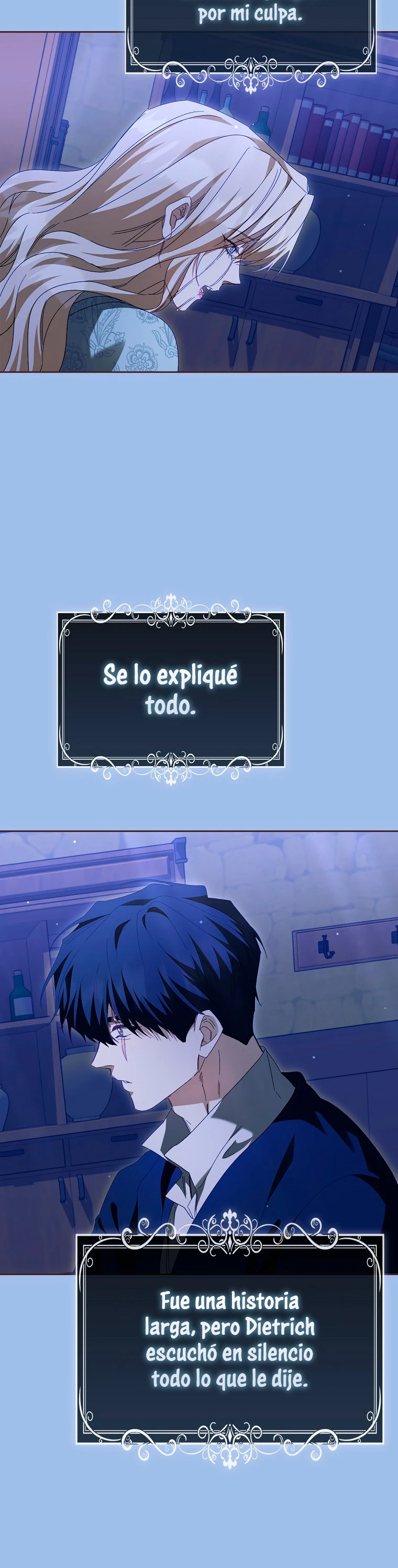 Confinada Junto Con El Protagonista Masculino De Un Juego De Terror capítulo 100, página 19