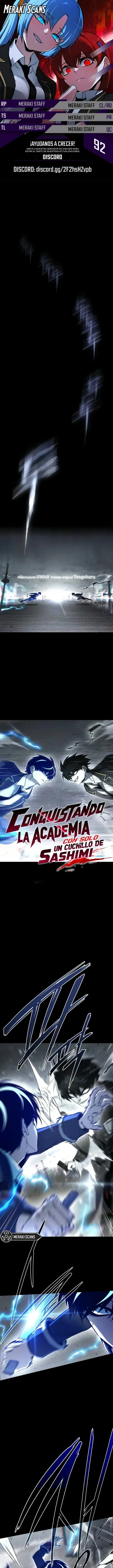 Conquistando la Academia con solo un Cuchillo de Sashimi capítulo 92, página 1
