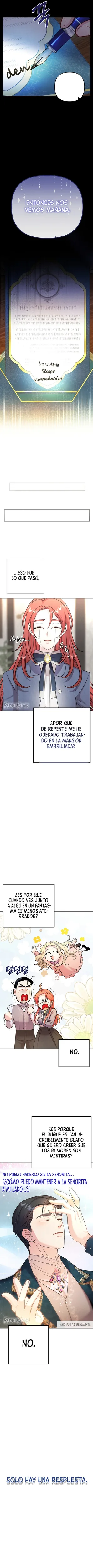 Conseguí un trabajo en la Mansión Embrujada capítulo 3, página 8