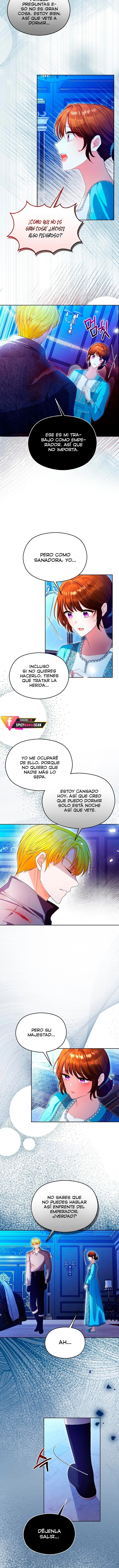 Curé El Insomnio Del Tirano y Terminó Obsesionándose Conmigo capítulo 43, página 9