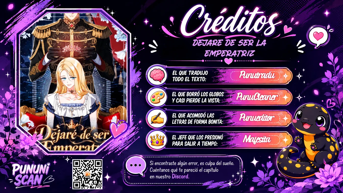 Dejaré de ser la emperatriz capítulo 4, página 1