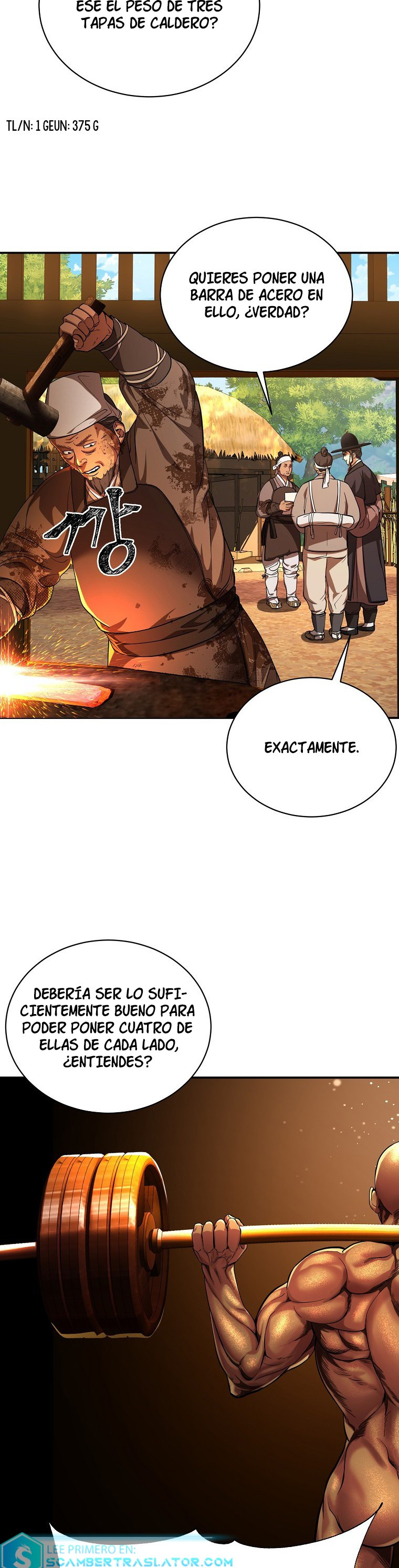 Desarrollo muscular en joseon capítulo 4, página 17