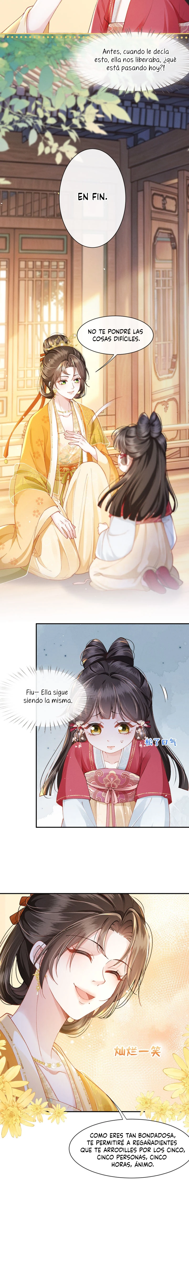 Después de entrar en una novela, me consintieron Cinco pequeños Villanos capítulo 2, página 6