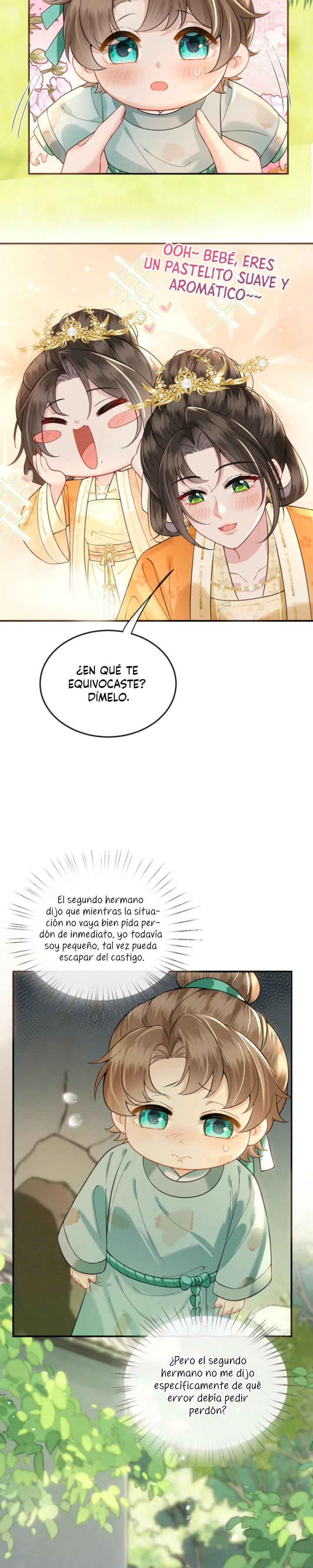 Después de entrar en una novela, me consintieron Cinco pequeños Villanos capítulo 4, página 13