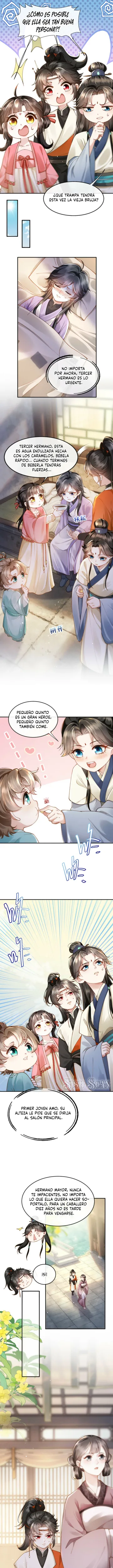 Después de entrar en una novela, me consintieron Cinco pequeños Villanos capítulo 5, página 5
