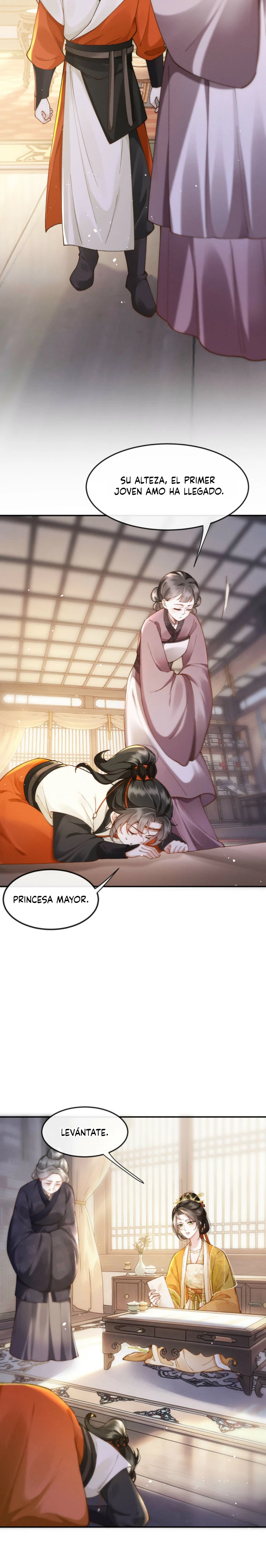 Después de entrar en una novela, me consintieron Cinco pequeños Villanos capítulo 5, página 6