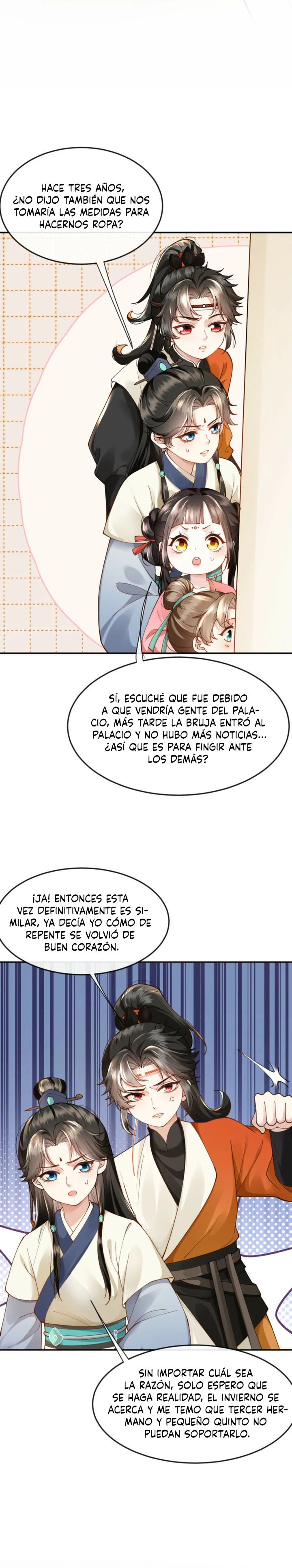 Después de entrar en una novela, me consintieron Cinco pequeños Villanos capítulo 5, página 11