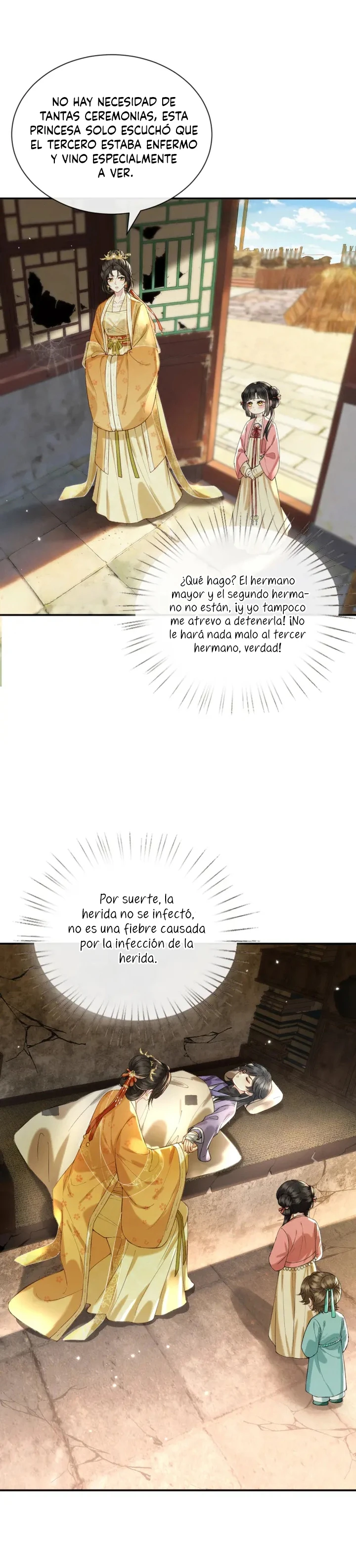 Después de entrar en una novela, me consintieron Cinco pequeños Villanos capítulo 6, página 9