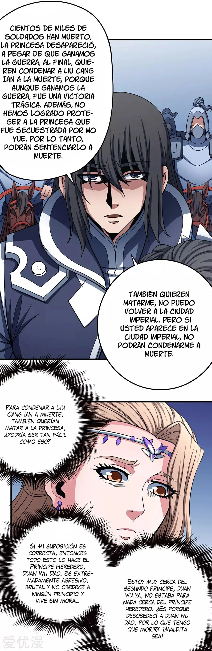 Dios de las artes marciales capítulo 108, página 49